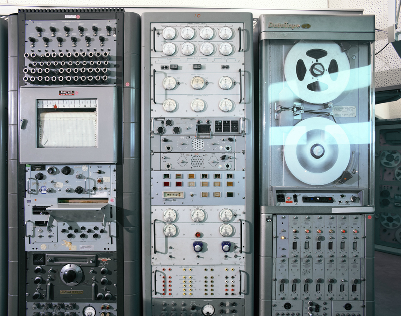 Telemetry Receivers, Strip Chart Recorders, and Tape Recorders, Redstone Launch Complex 26 Blockhouse, Cape Canaveral Air Force Station, Florida, 2000.